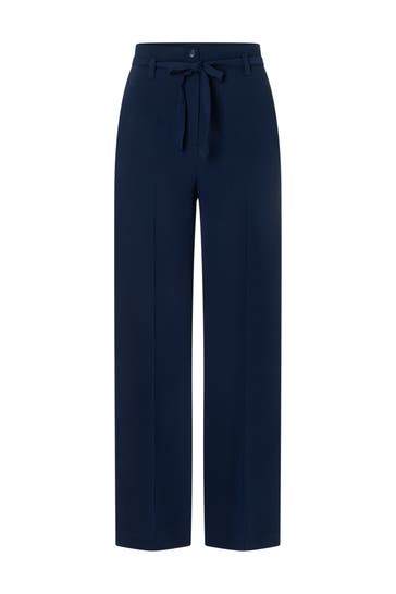 MORE & MORE Stoffhose dark blue Culotte