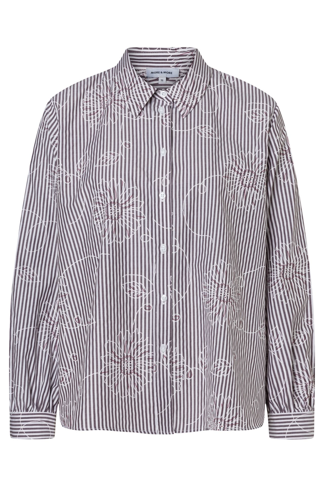MORE & MORE Casual-Bluse stripes ruby orchid, Bild 1