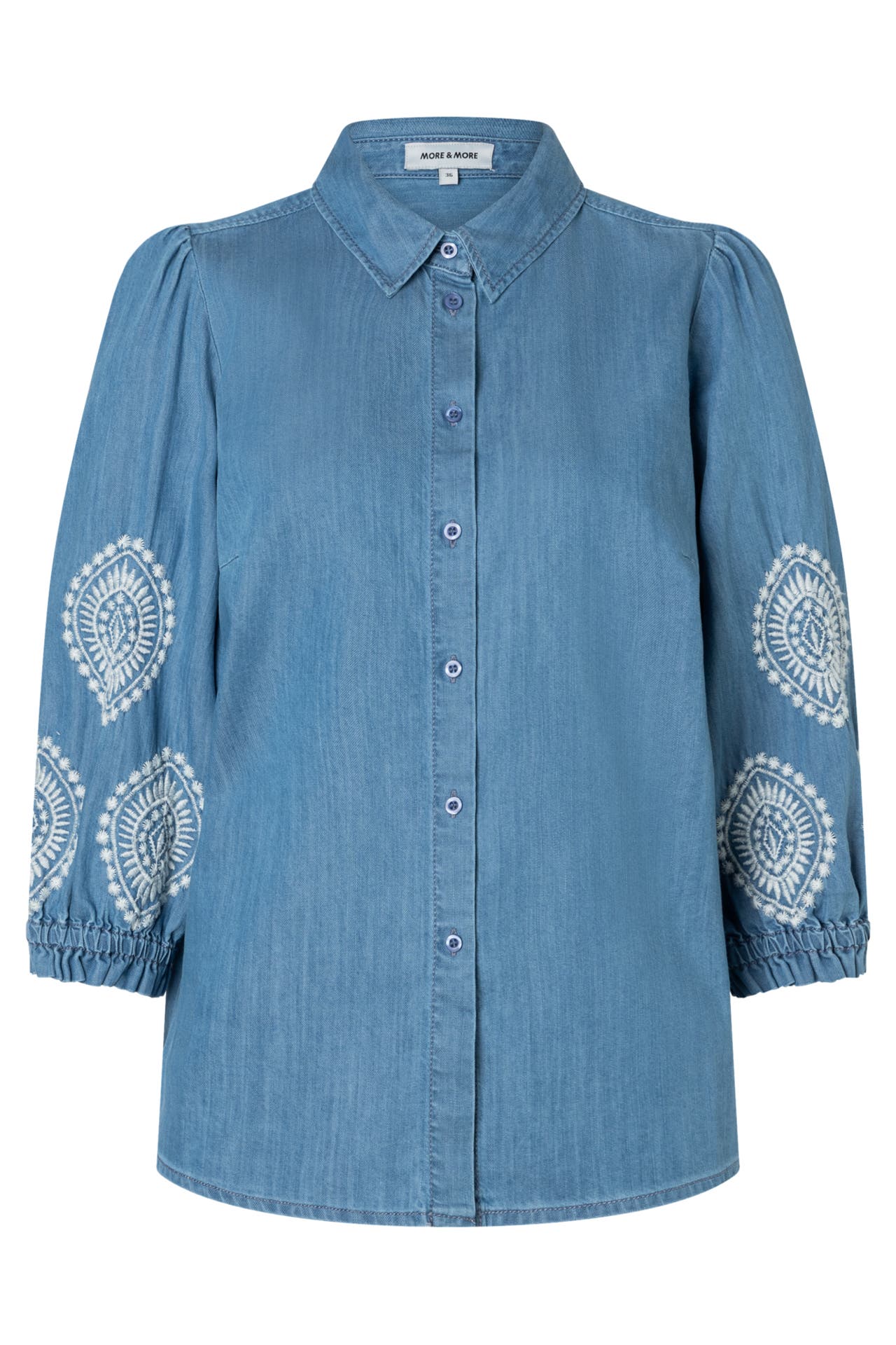 MORE & MORE Casual-Bluse denim, Bild 1