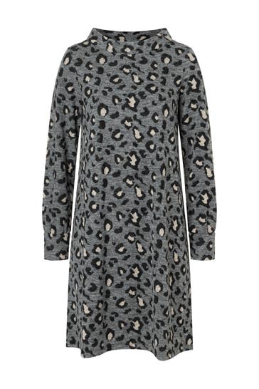 MORE & MORE Casual-Kleid reycled jersey jacquard