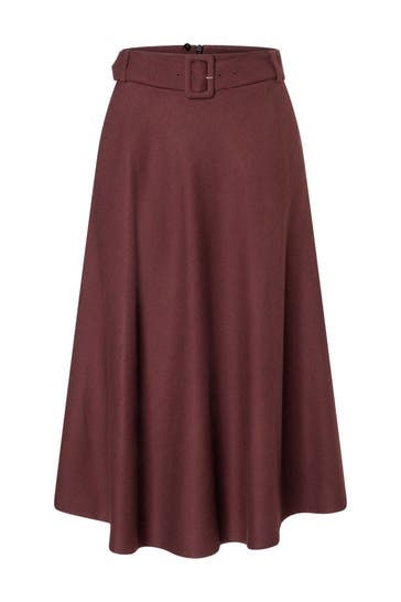 MORE & MORE Maxirock raisin brown