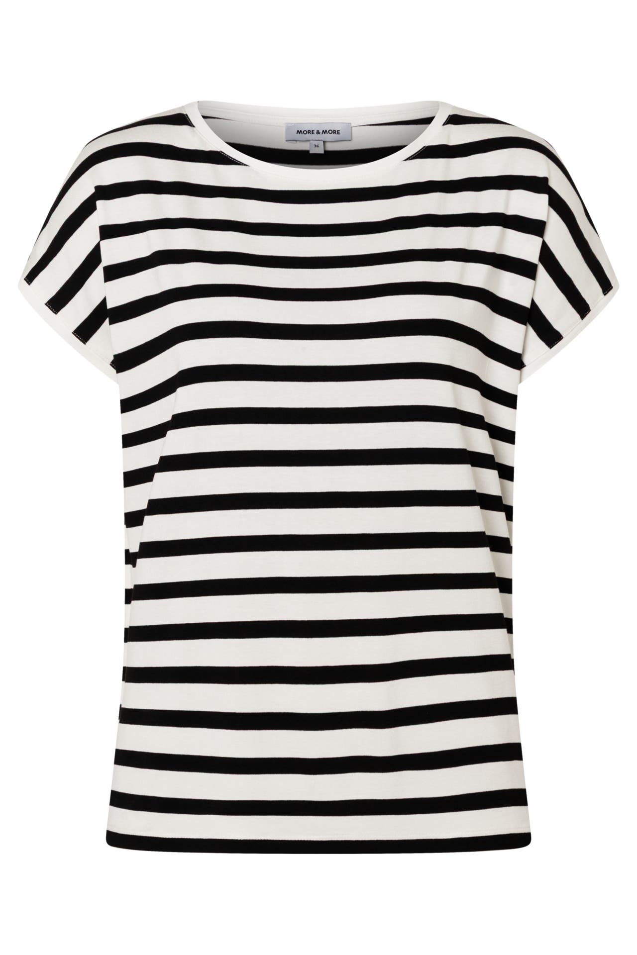 MORE & MORE T-Shirt black/offwhite, Bild 1