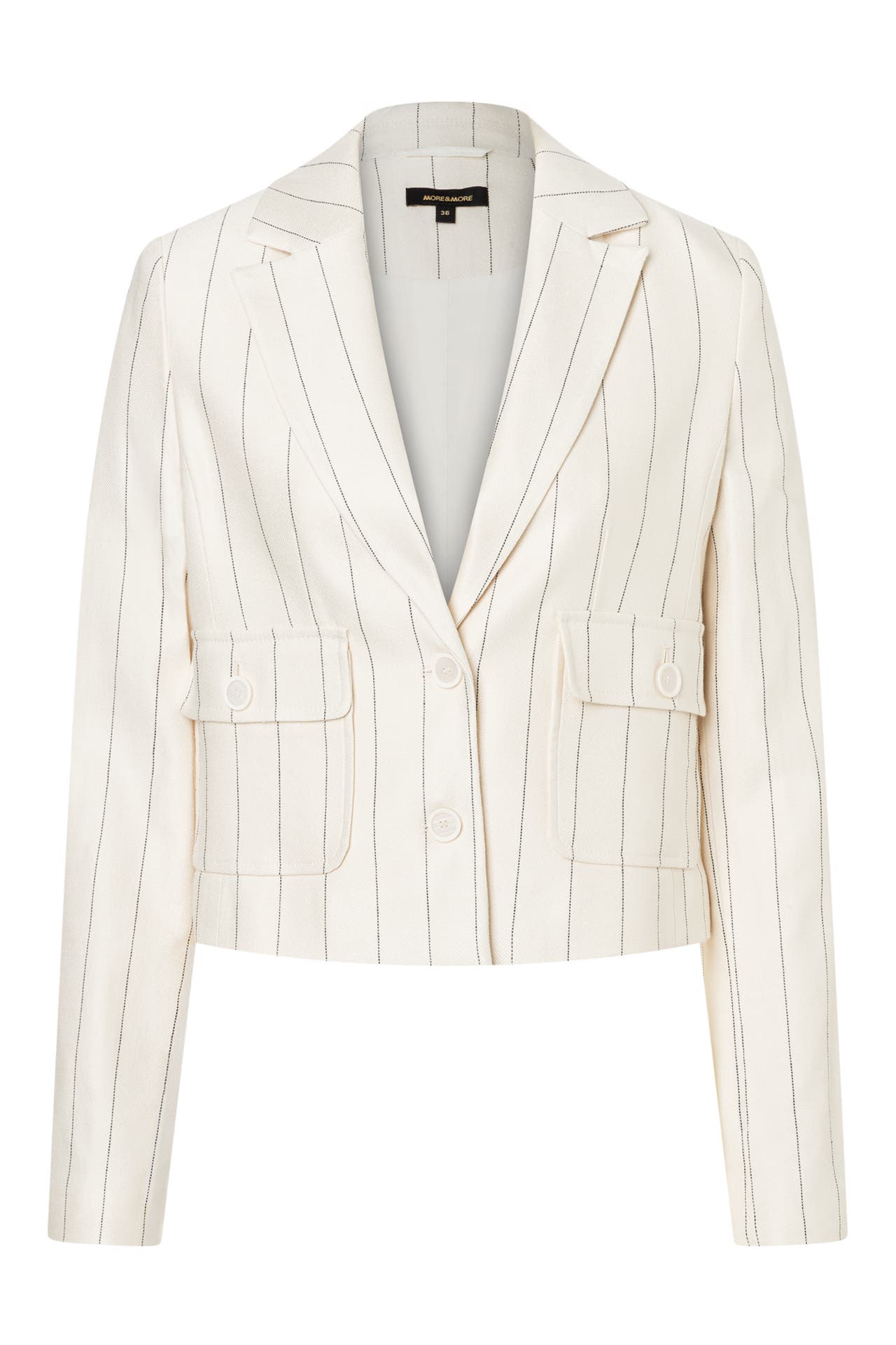 MORE & MORE Blazer pin stripe twill, Bild 1