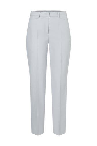 MORE & MORE Business-Hose HEDY grey Straight