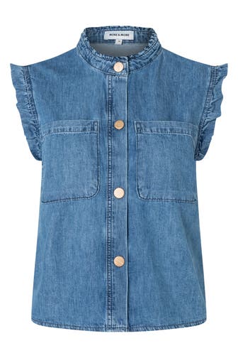 MORE & MORE Casual-Bluse denim