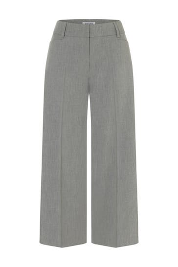 MORE & MORE Stoffhose grey melange Culotte