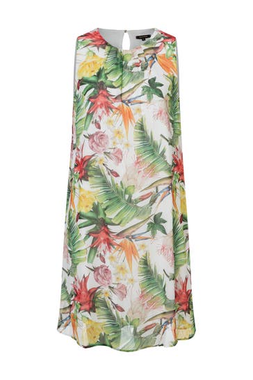 MORE & MORE Casual-Kleid tropical print