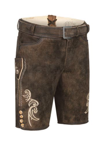 NÜBLER Lederhose Hudson Braun
