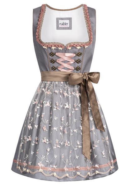 NÜBLER Dirndl Jasmin Grau