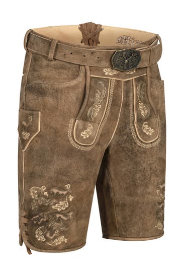 NÜBLER Lederhose Siegbert Braun
