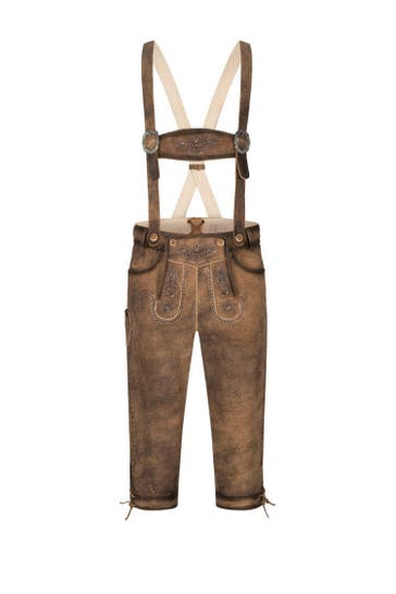 NÜBLER Lederhose Schorsch Braun