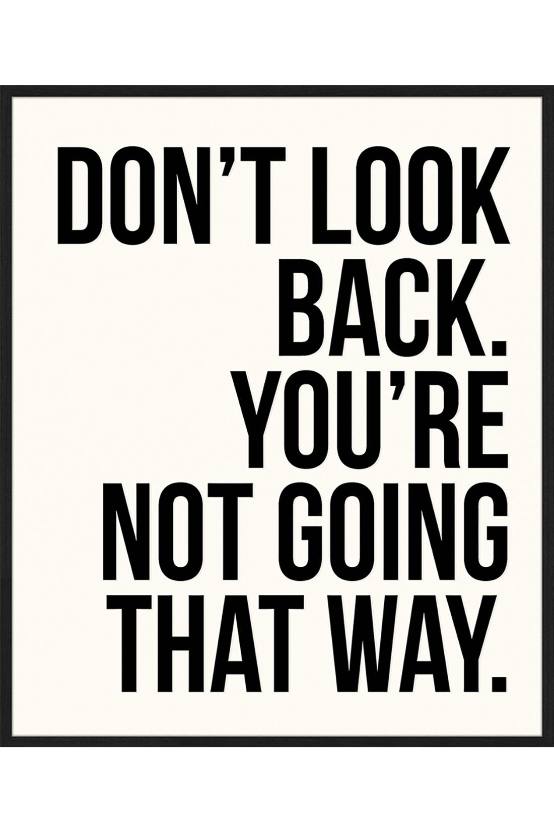 ANY IMAGE Wall Art Don't Look Back, Bild 1
