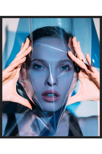 ANY IMAGE Wall Art Blue Fashion