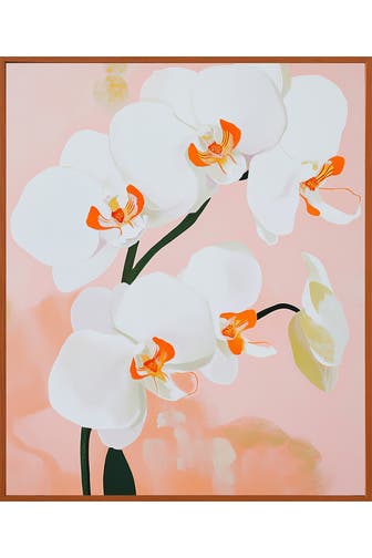 ANY IMAGE Wall Art White Orchid
