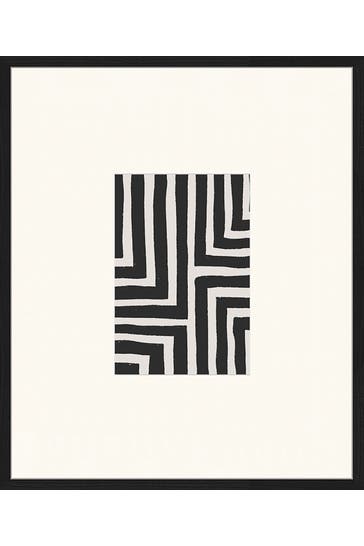 ANY IMAGE Wall Art Abstract Black Paint