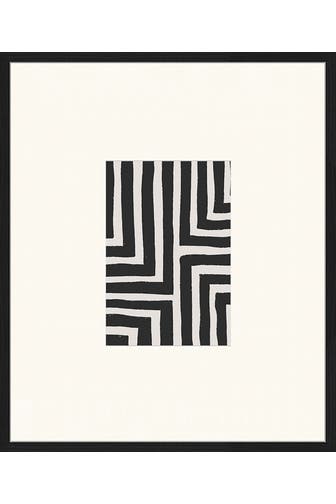 ANY IMAGE Wall Art Abstract Black Paint