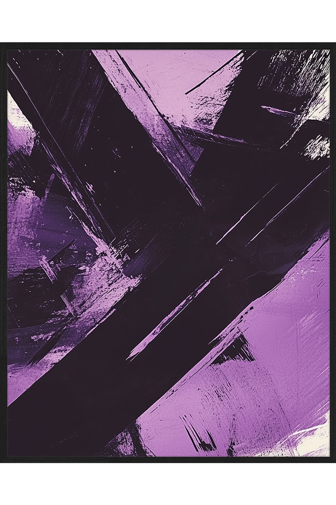 ANY IMAGE Wall Art Hyper Violet Abstract, Bild 1