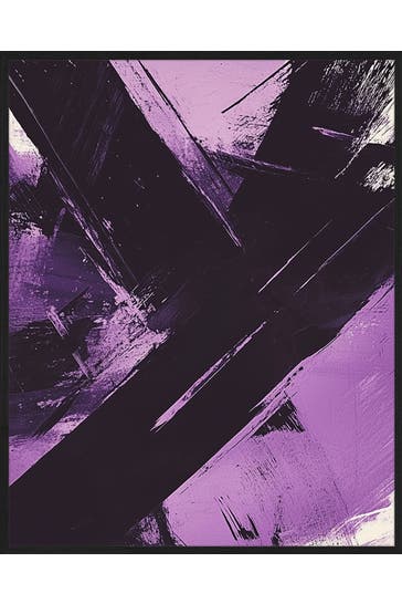 ANY IMAGE Wall Art Hyper Violet Abstract