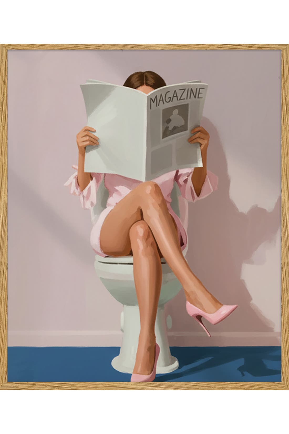 ANY IMAGE Wall Art Toilet Magazine, Bild 1