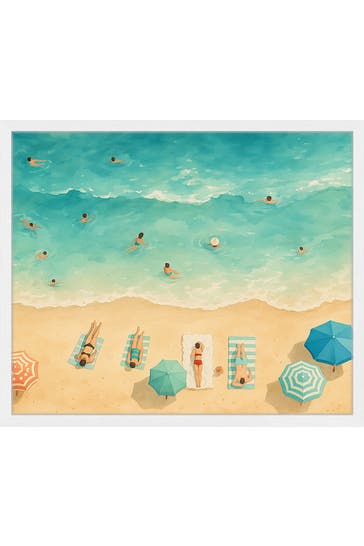 ANY IMAGE Wall Art Beach Bliss from Above