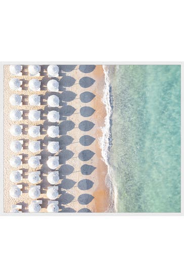 ANY IMAGE Wall Art White Umbrellas