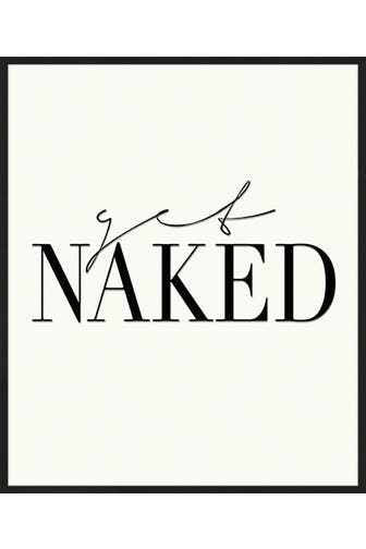ANY IMAGE Wall Art Get Naked