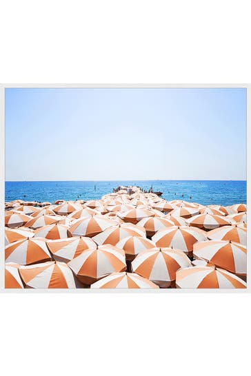 ANY IMAGE Wall Art Umbrellas on a beach