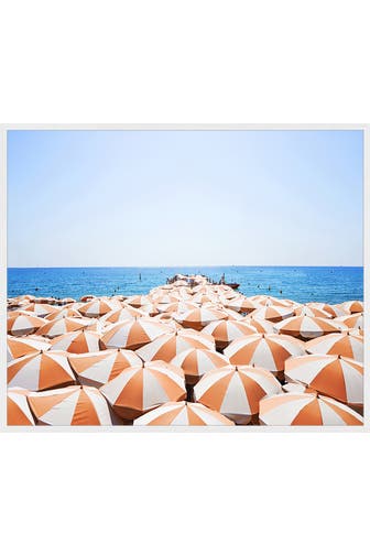 ANY IMAGE Wall Art Umbrellas on a beach