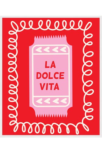 ANY IMAGE Wall Art La Dolce Vita