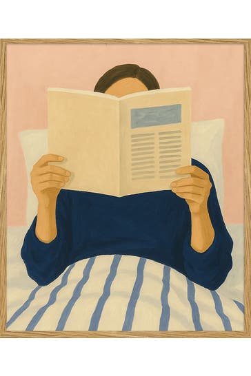 ANY IMAGE Wall Art Reading in Calm