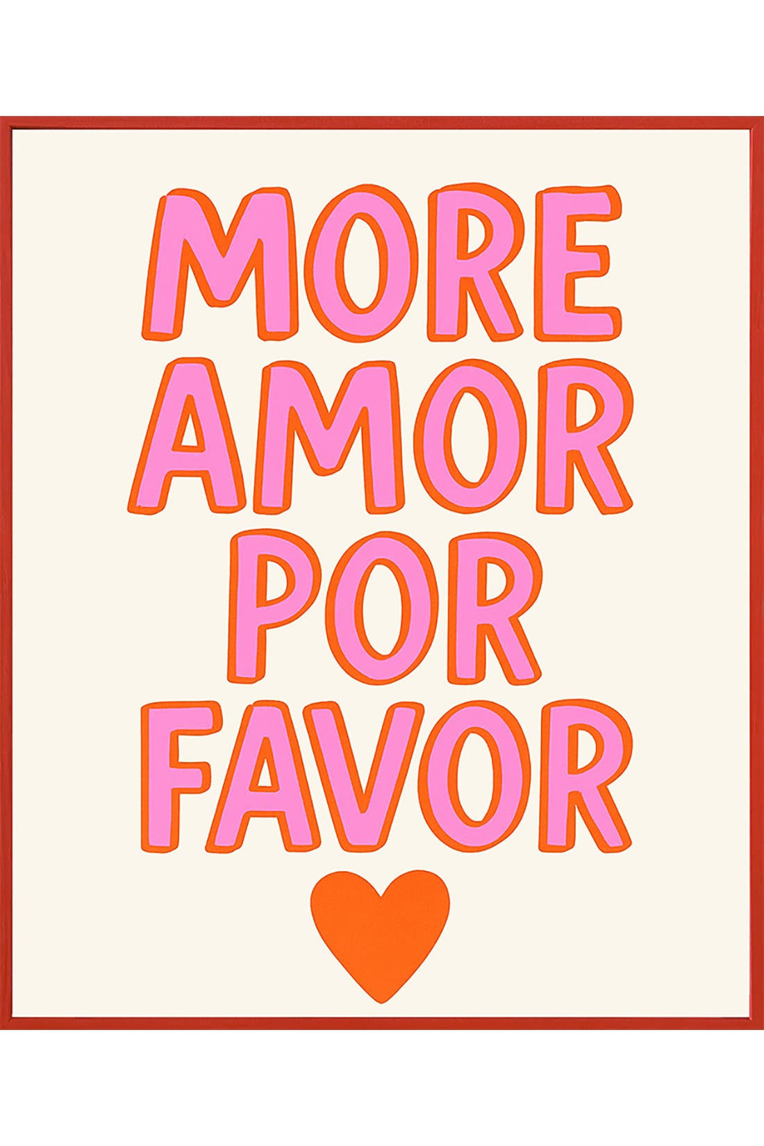 ANY IMAGE Wall Art More Amor Por Favor, Bild 1