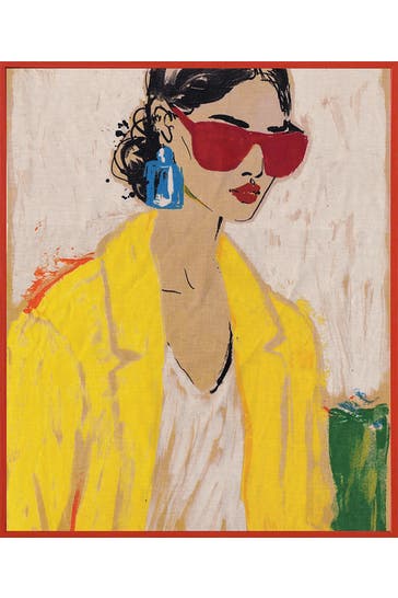 ANY IMAGE Wall Art Fashion Girl Illustration