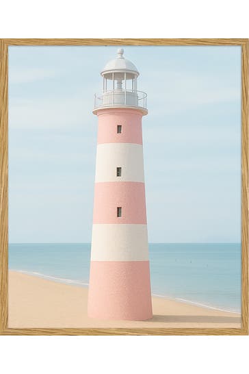 ANY IMAGE Wall Art The Pink Lighthouse