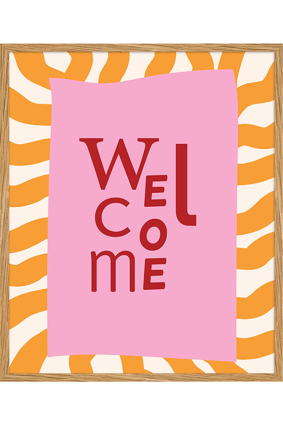 ANY IMAGE Wall Art Welcome, Bild 1
