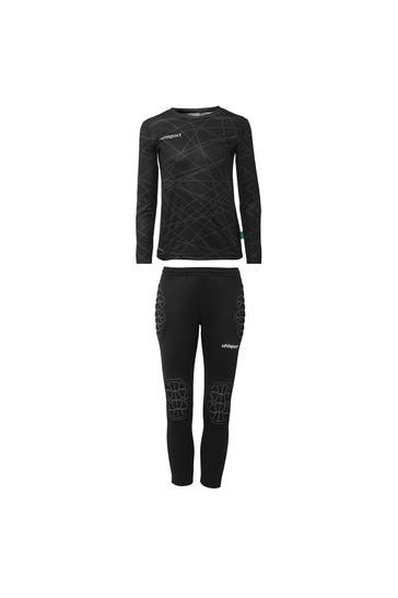 UHLSPORT Torwart-Set Prediction Junior schwarz