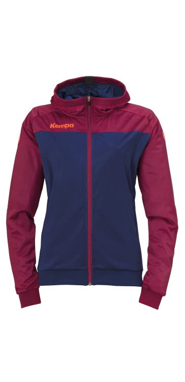 KEMPA Sweatjacke PRIME MULTI WOMEN deep blau/deep rot