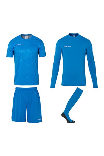 UHLSPORT Torwart-Set Prediction fluo blau