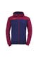 Sweatjacke PRIME MULTI deep blau/deep rot