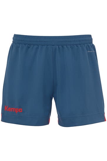 KEMPA Short PLAYER WOMEN ice grau/fluo rot Slim