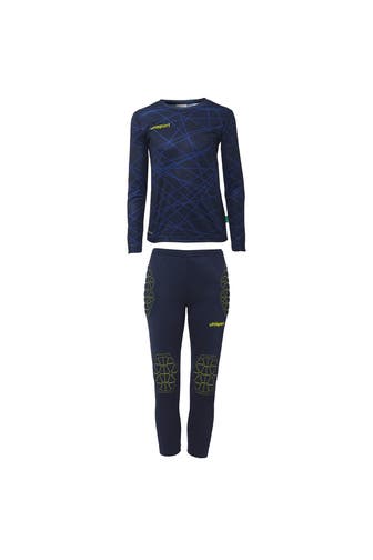 UHLSPORT Torwart-Set Prediction Junior marine/fluo gelb