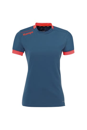 KEMPA T-Shirt PLAYER TRIKOT WOMEN ice grau/fluo rot