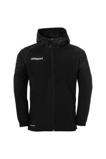 UHLSPORT Sweatjacke GOAL 25 EVO WOVEN HOOD JACKET schwarz/anthra