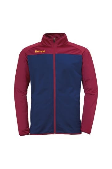 KEMPA Sweatjacke PRIME POLY JACKE deep blau/deep rot