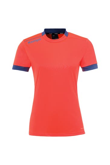 KEMPA T-Shirt PLAYER TRIKOT WOMEN fluo rot/ice grau
