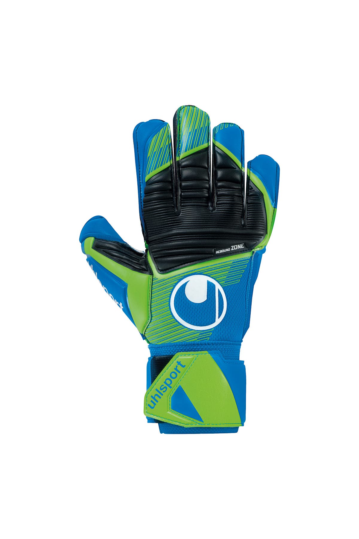 UHLSPORT Handschuhe AQUASOFT blau/grün/schwarz, Bild 1