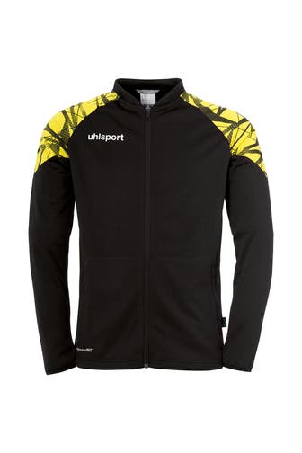 UHLSPORT Sweatjacke GOAL 25 POLY JACKE schwarz/limonengelb