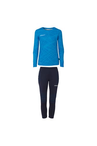 UHLSPORT Torwart-Set Prediction Junior fluo blau