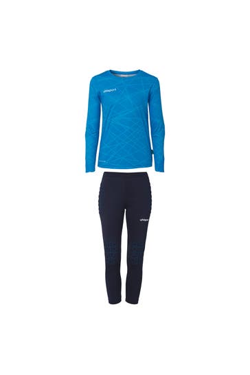 UHLSPORT Torwart-Set Prediction Junior fluo blau