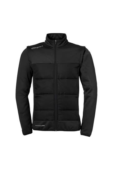UHLSPORT Sweatjacke ESSENTIAL MULTI WITH REM. SLEEVES schwarz