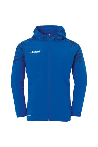 UHLSPORT Sweatjacke GOAL 25 EVO WOVEN HOOD JACKET Kids azurblau/marine